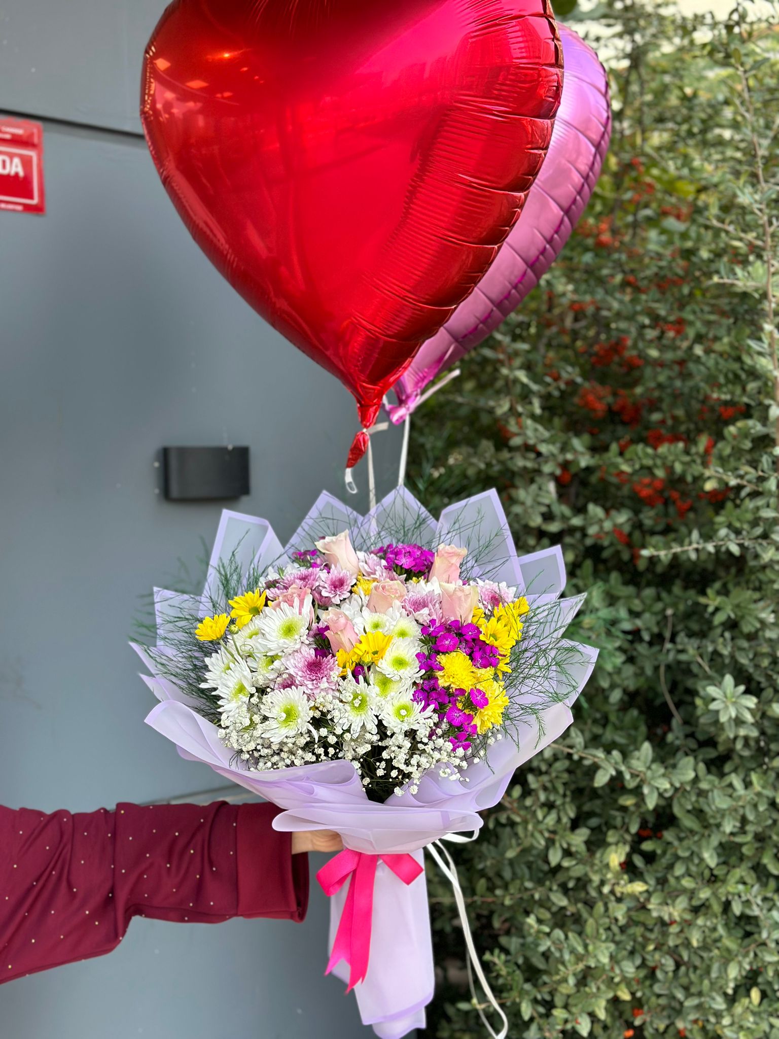 KIR ÇİÇEKLERİ BUKETİ