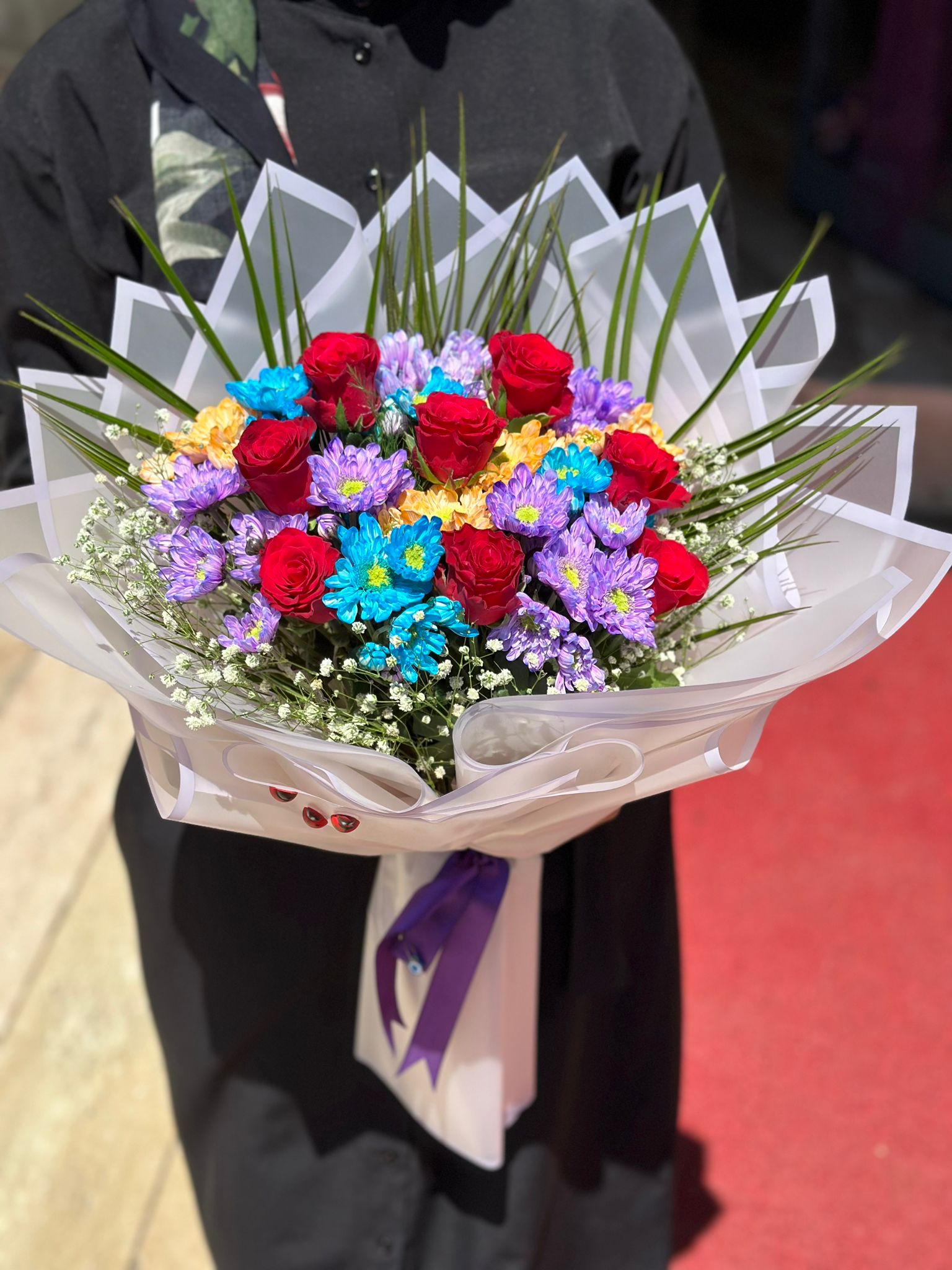 RENKLİ PAPATYA BUKETİ