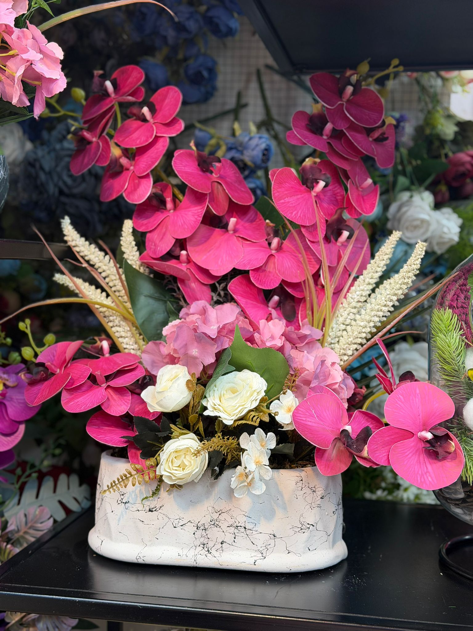 Yapay çiçek aranjman