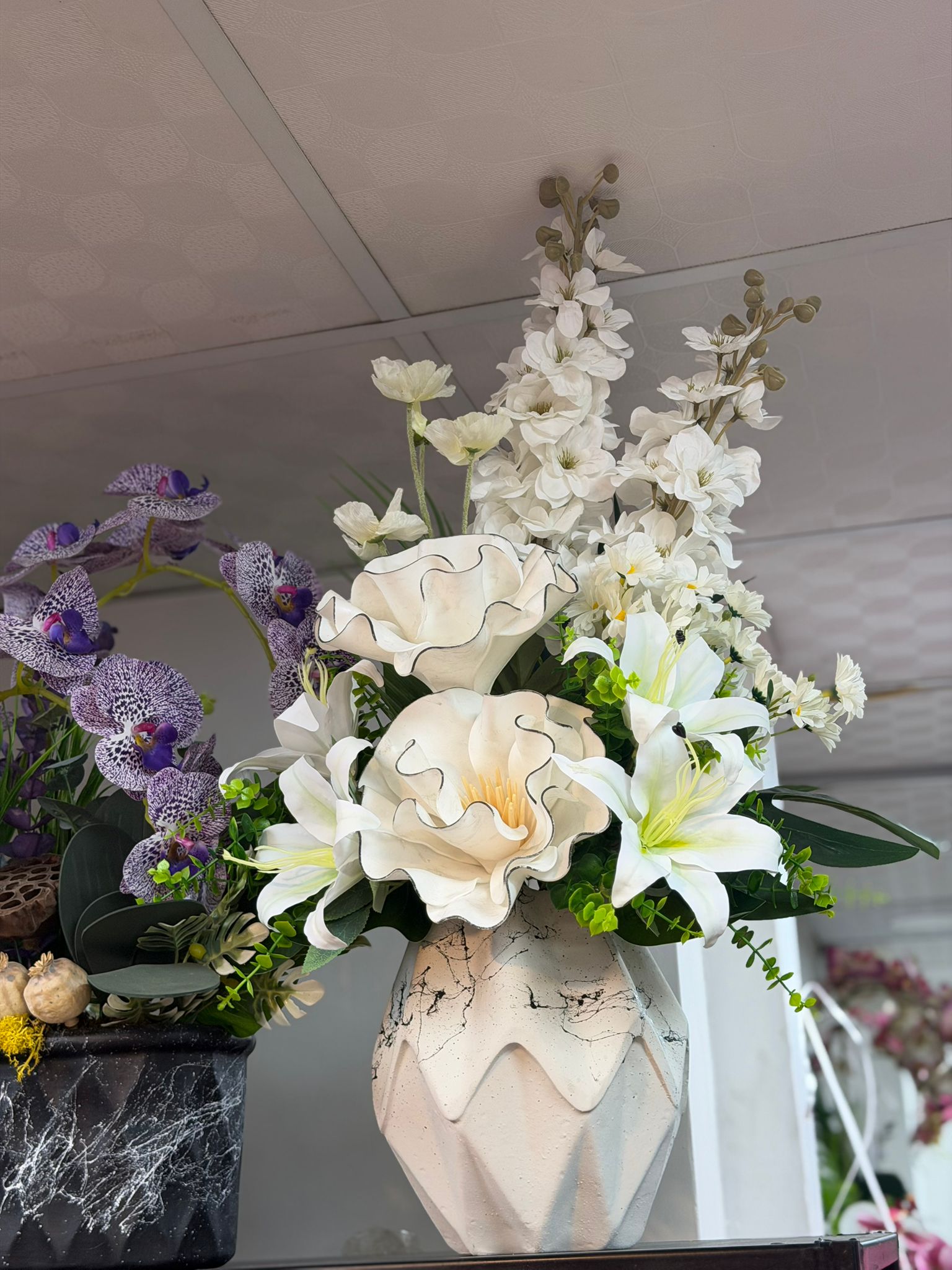 Yapay çiçek aranjman