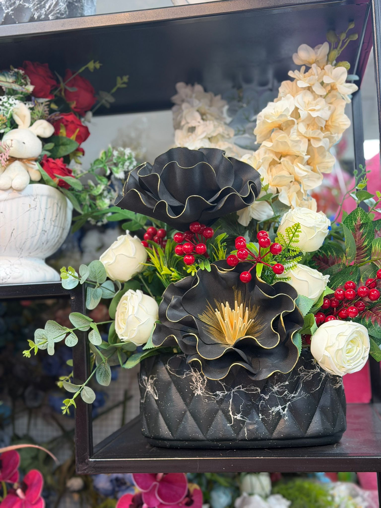 Yapay çiçek aranjman